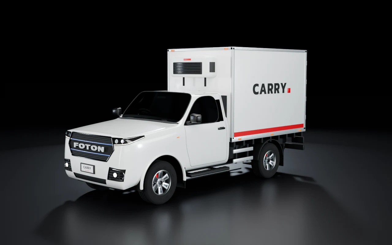 Carry AIR ตู้แอร์ มีชุดทำความเย็นขนาดเล็กเหนือหัวเก๋ง